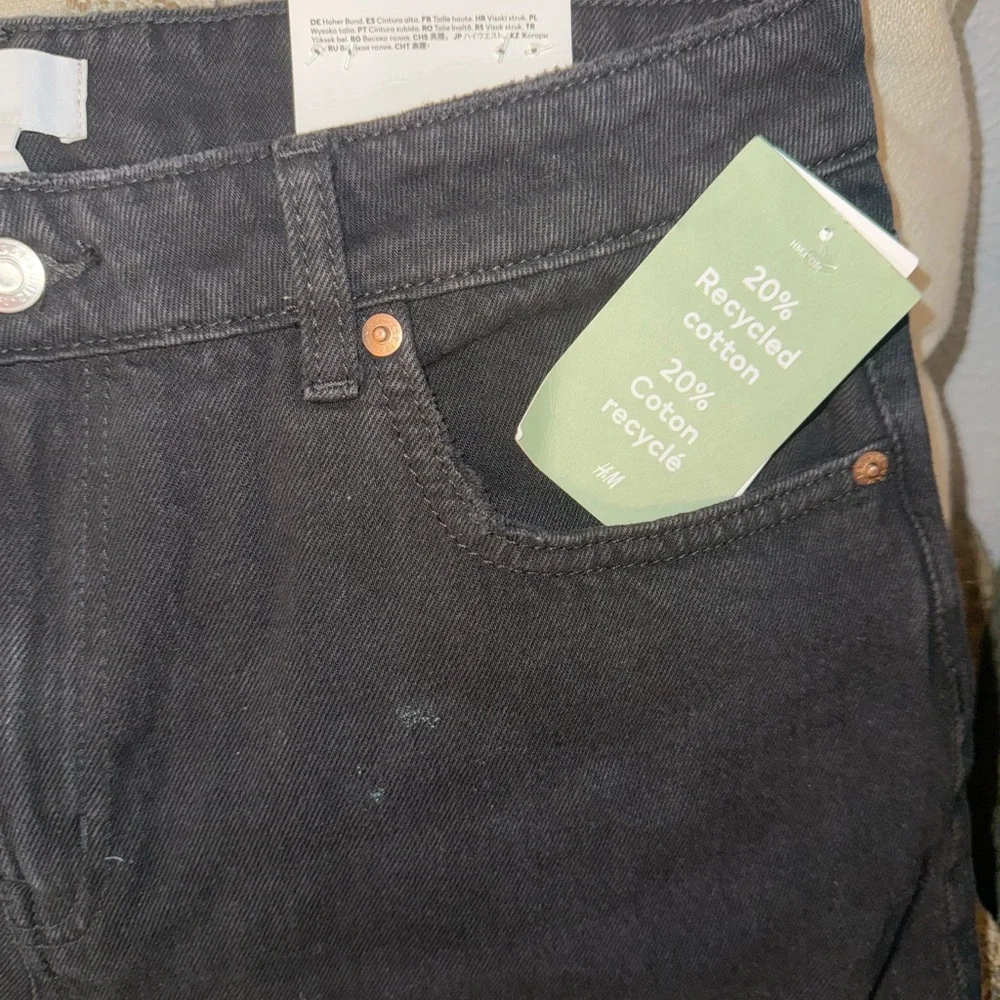 H&M Black Jean Shorts‎