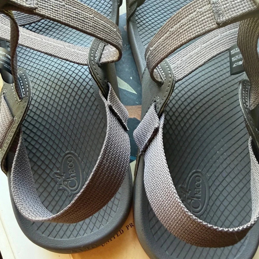 Chaco Z Cloud Mens Sport Sandals Grey JCH107275 Hiking Water Shoes Size 10