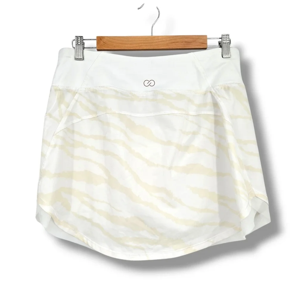 Calia‎ by Carrie Underwood Womens White Zebra Print Athletic Skort Size M