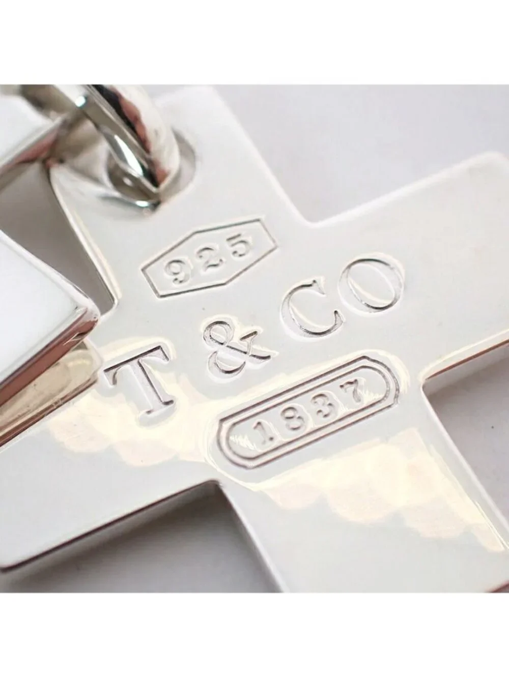 Tiffany & Co 1837 925 Double Cross Pendant