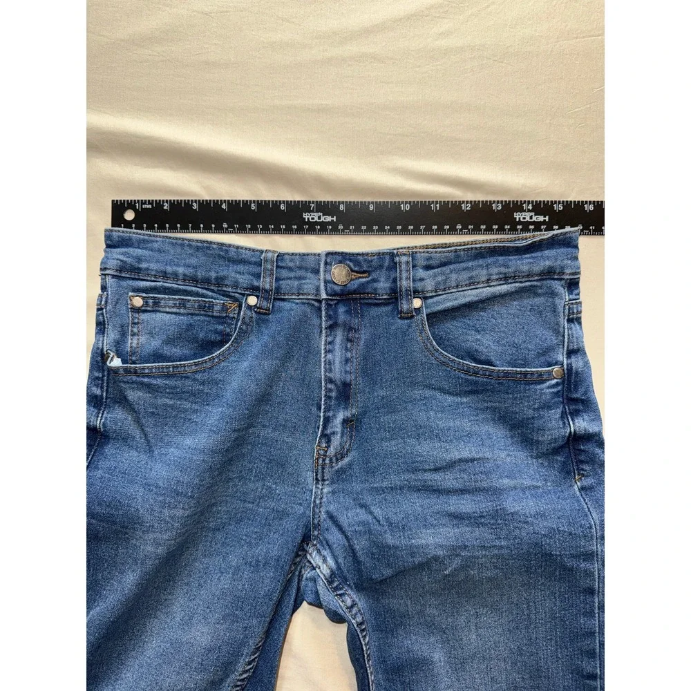 Vince‎ Camuto Mens Slim Straight Blue Denim Jeans 30x30 Medium Wash