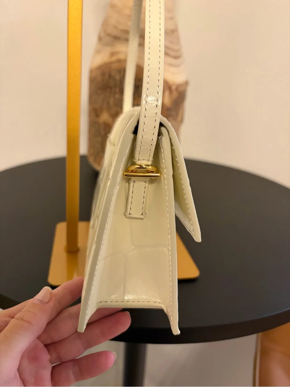 Jacquemus croc embossed