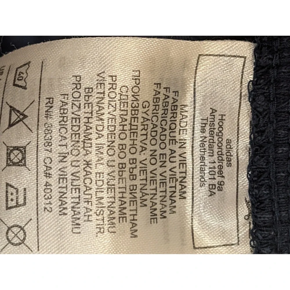 Adidas Mens‎ Navy Blue Sweatpants Joggers Athletic Sportswear Logo