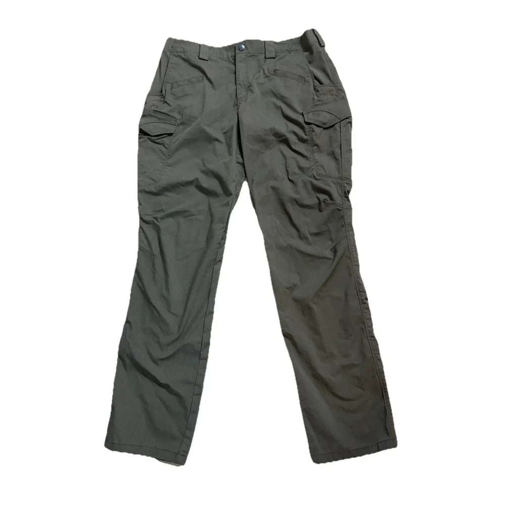 5.11 Tactical Icon‎ Cargo Pants Ripstop Women 14 Long Tall (33x34) Green READ