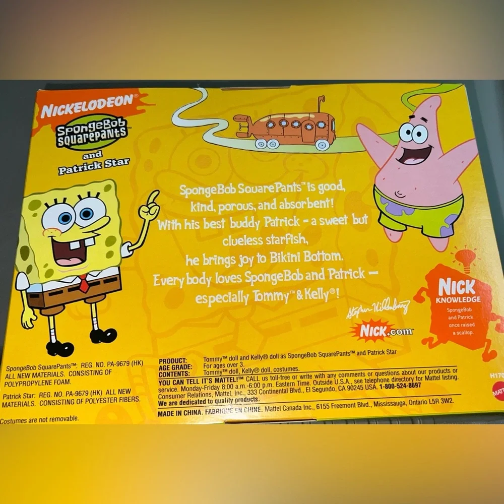 Nickelodeon SpongeBob and Patrick Kelly Doll Set