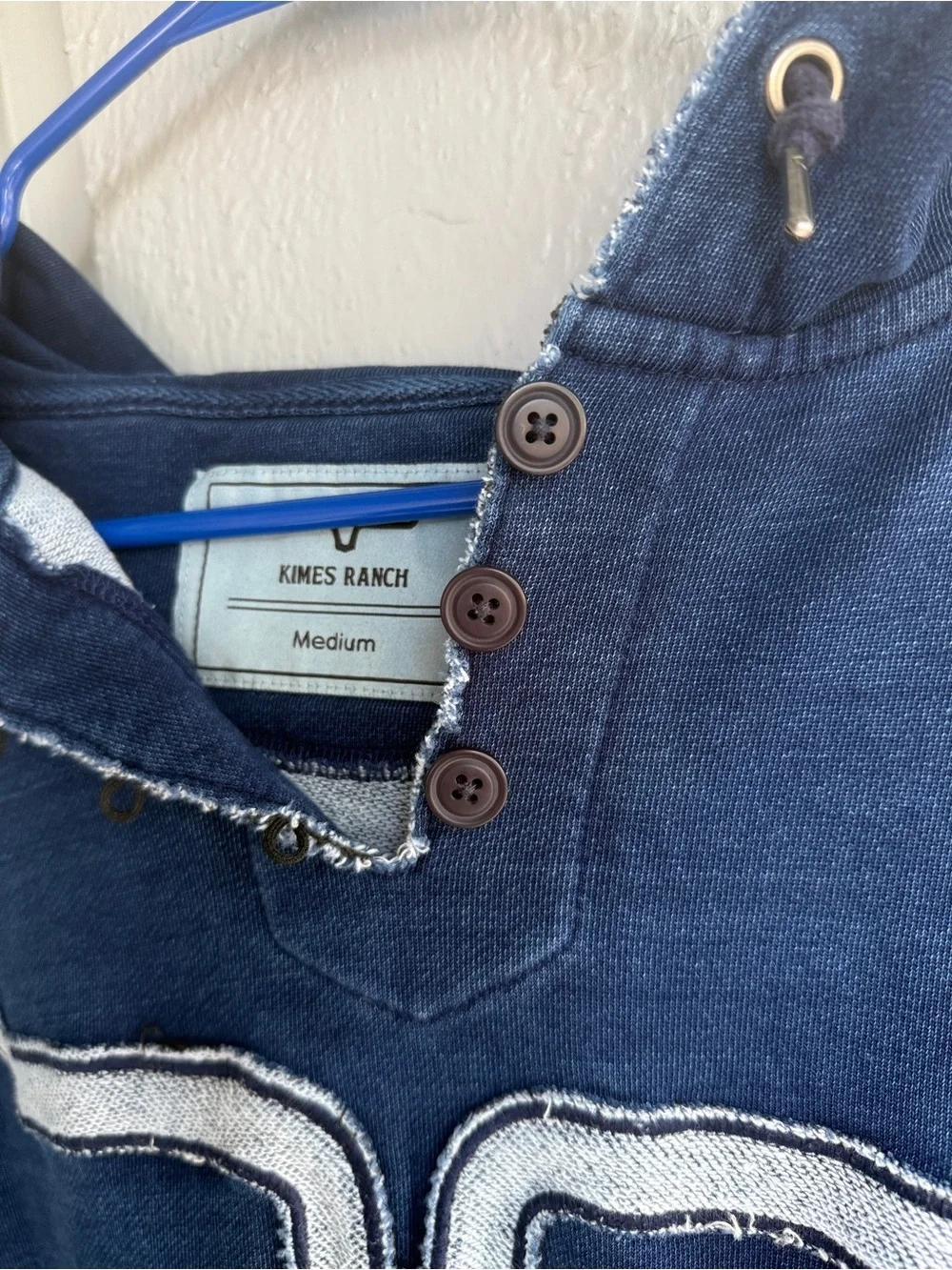 Kimes Ranch chest stitched