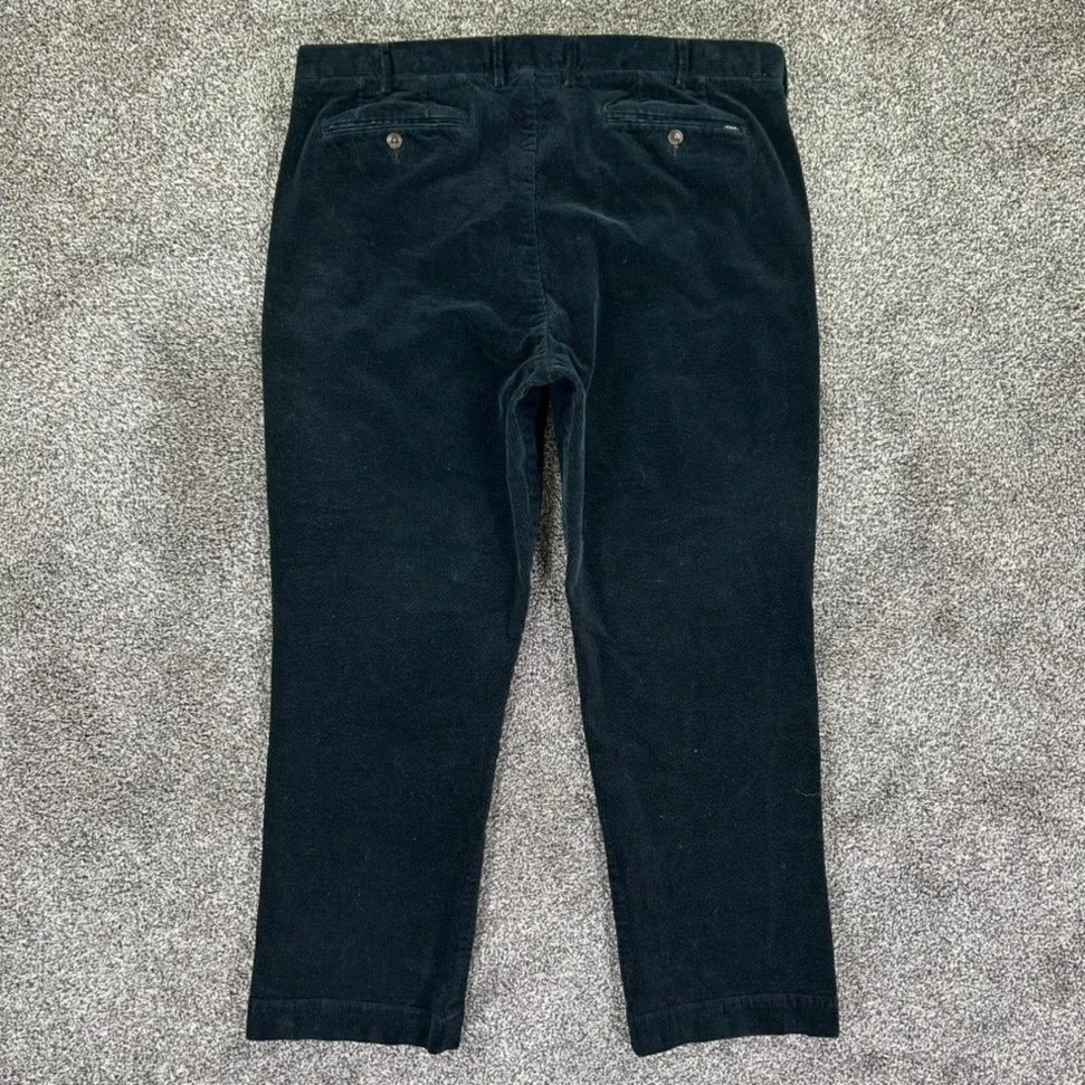 Polo Ralph Lauren Stretch Classic Fit Corduroy Pants Men 40x30 Black Casual Work