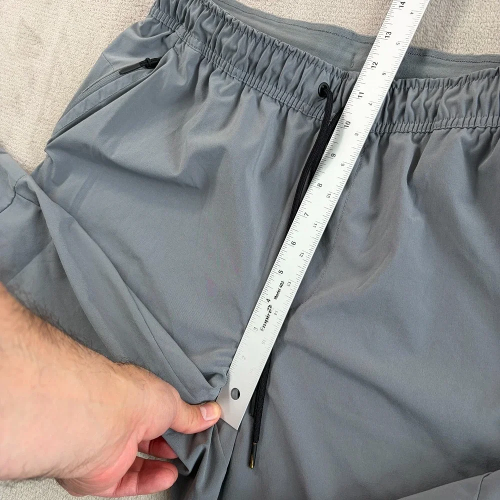 Nike Unlimited Versatile Pants Men Large Grey Dri-FIT Zippered Cuffs Performance