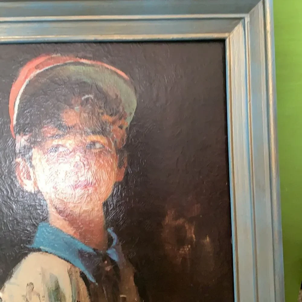 Unbranded framed baseball