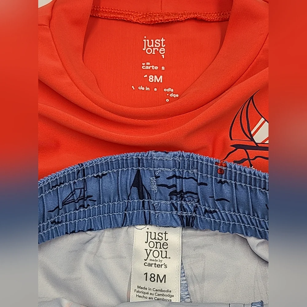 Carters red blue