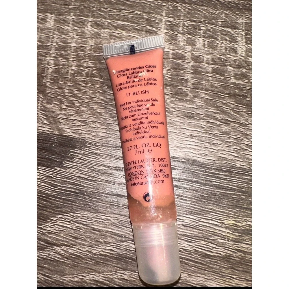 Estee‎ Lauder High Gloss 11 Blush Ultra Brilliance Shimmer Squeeze Tube lipgloss