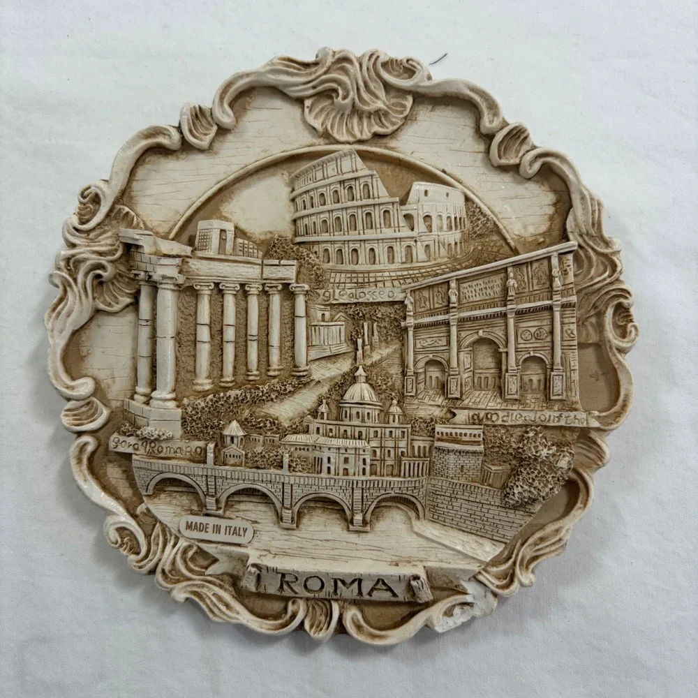 Vema colosseum features plaque
