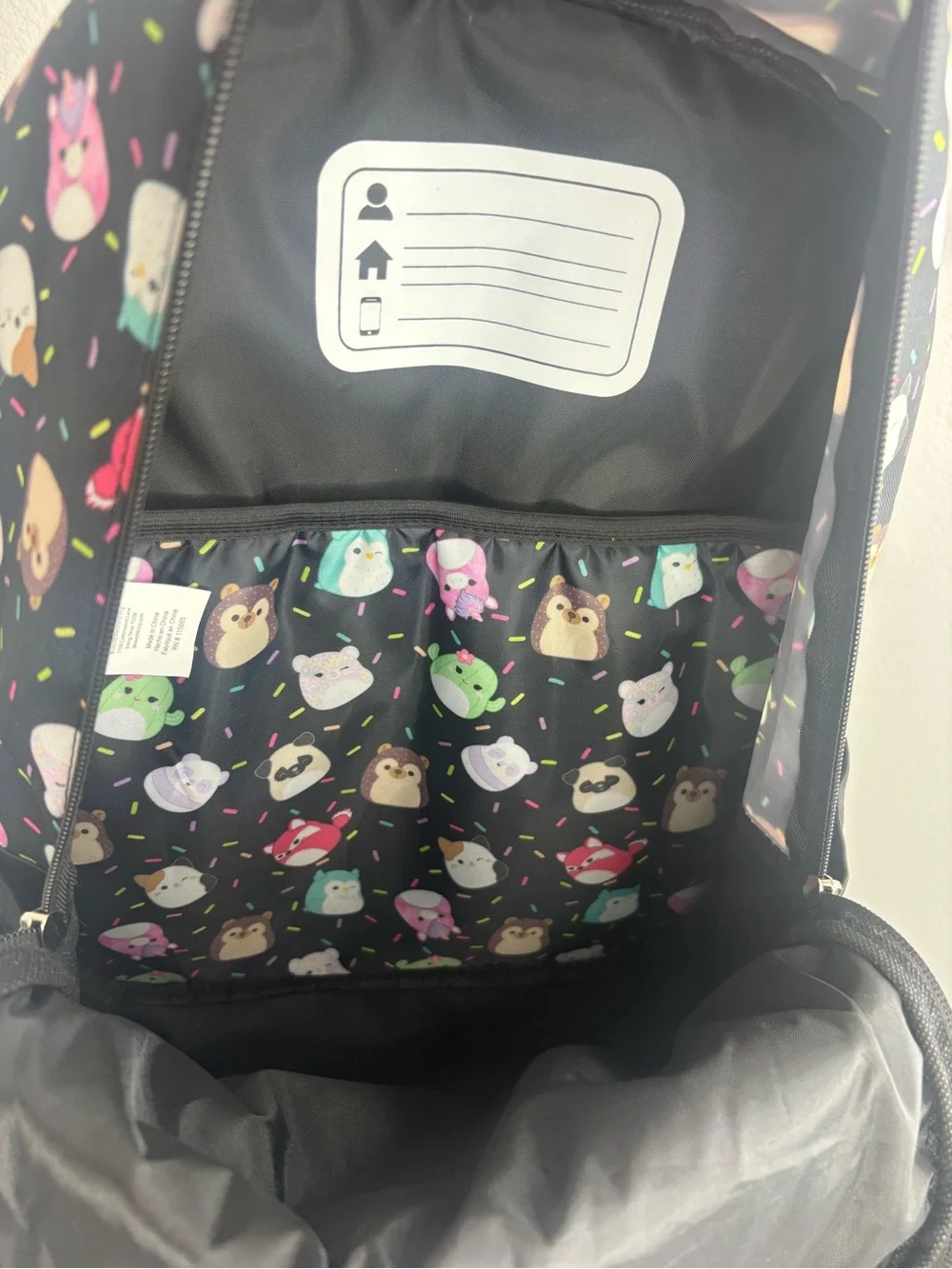 Cam the Calico Cat Soft Squishmallows Backpack