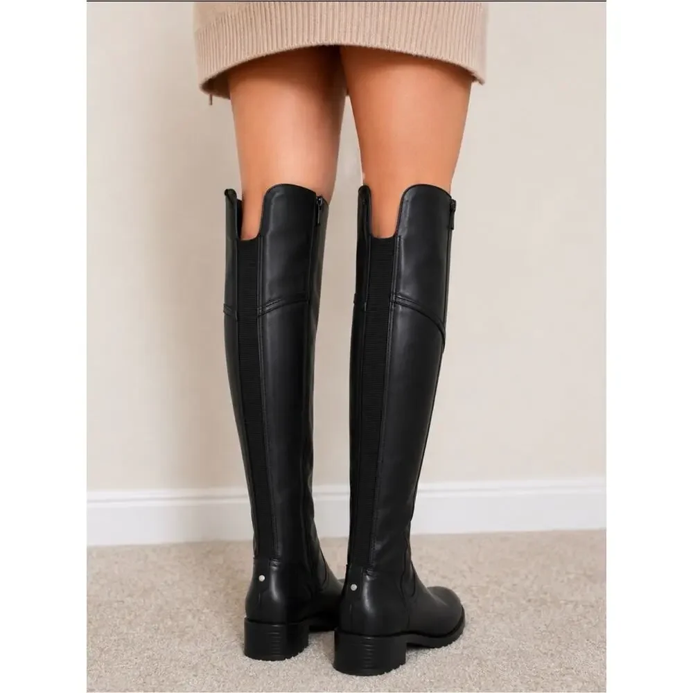 Toetos Hope Black Over-The-Knee Boots Size 9 NWOB