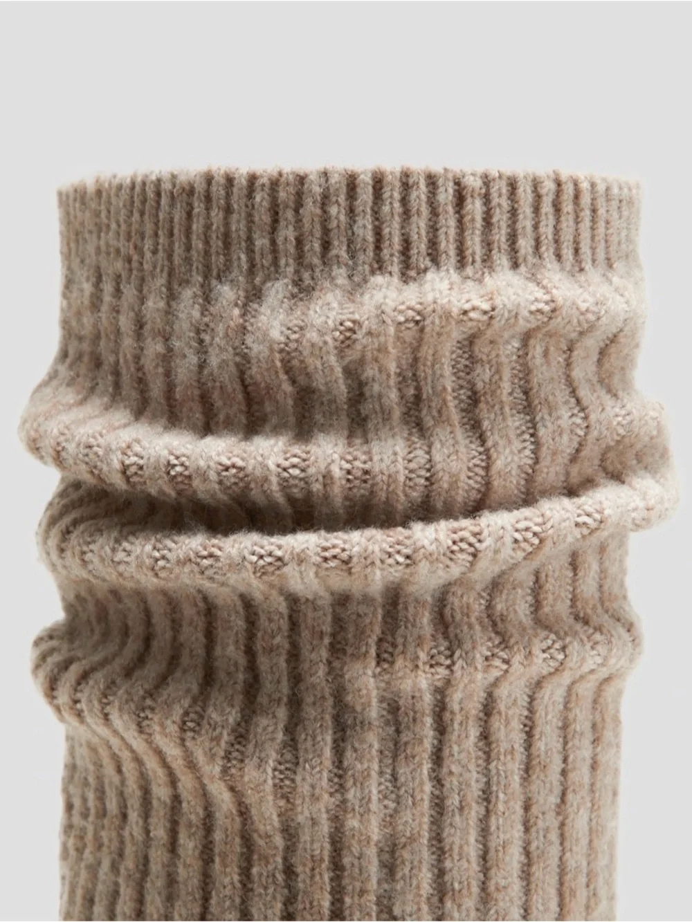 New in box Viviana Knit Platform Knee-High Boot in Beige