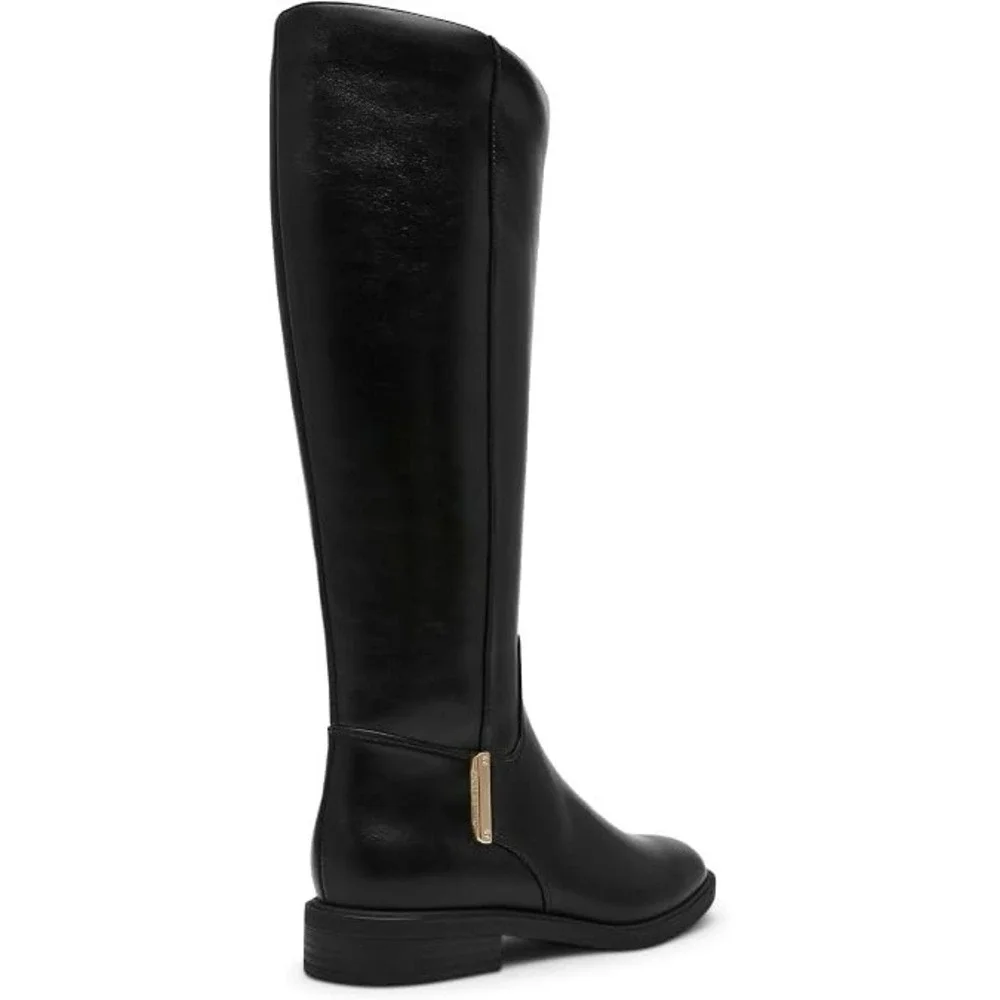 Anne Klein Women's Sinclair Tall Riding Boots Black - Women's US 10M NEW!
