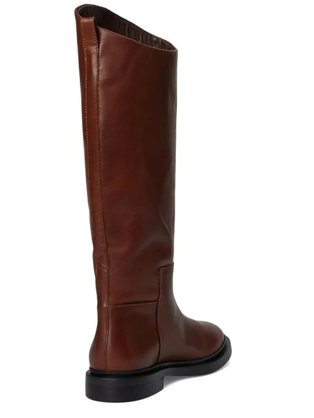 Steve Madden Brown Leather Round Toe Knee High Boots, Brown, Size 9, NWOT