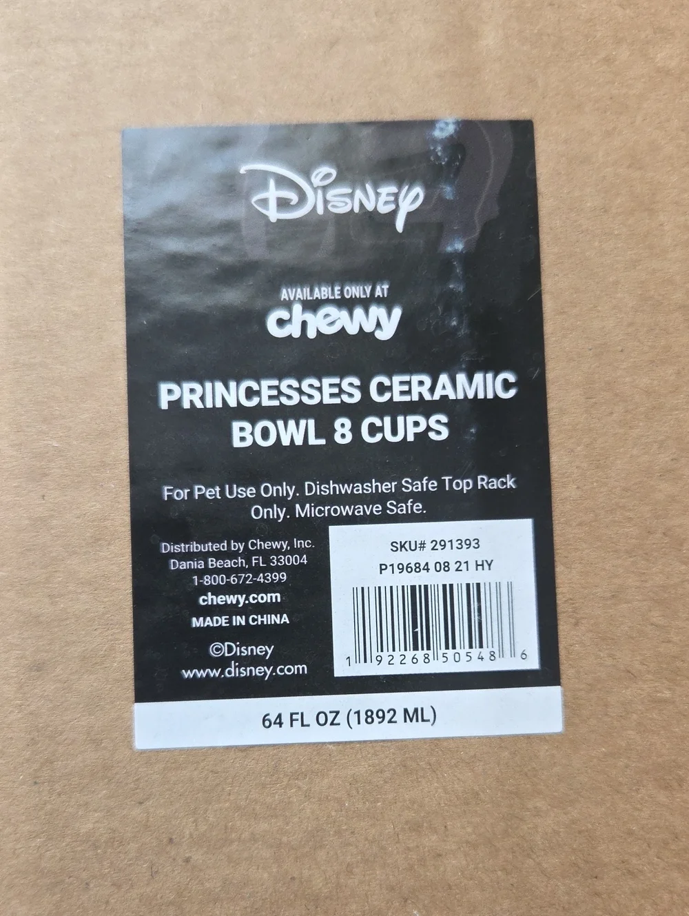 Disney cups capacity