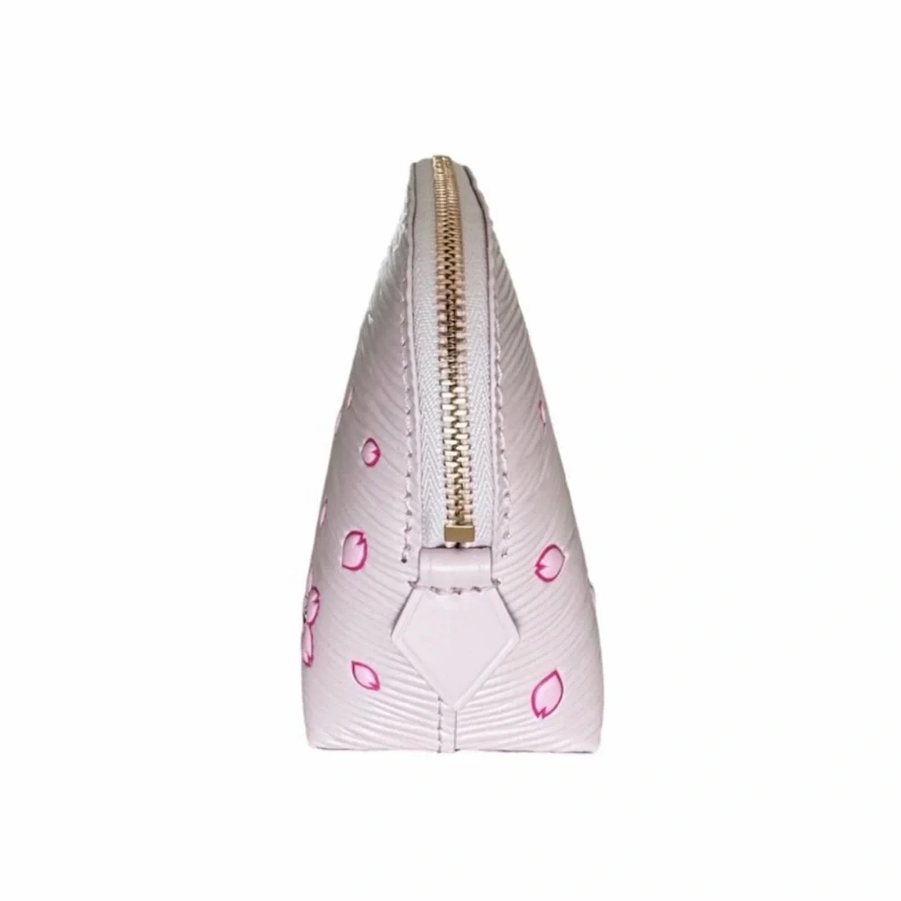 🆕💗LV x MURAKAMI Epi-Grained Leather Cosmetic Pouch Cherry Blossom • SAKURA PINK