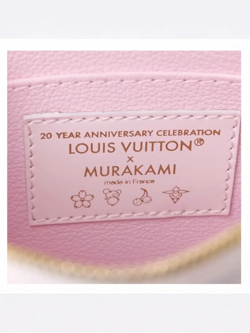 🆕💗LV x MURAKAMI Epi-Grained Leather Cosmetic Pouch Cherry Blossom • SAKURA PINK