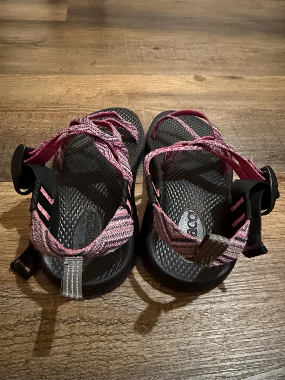 Chaco pink strappy