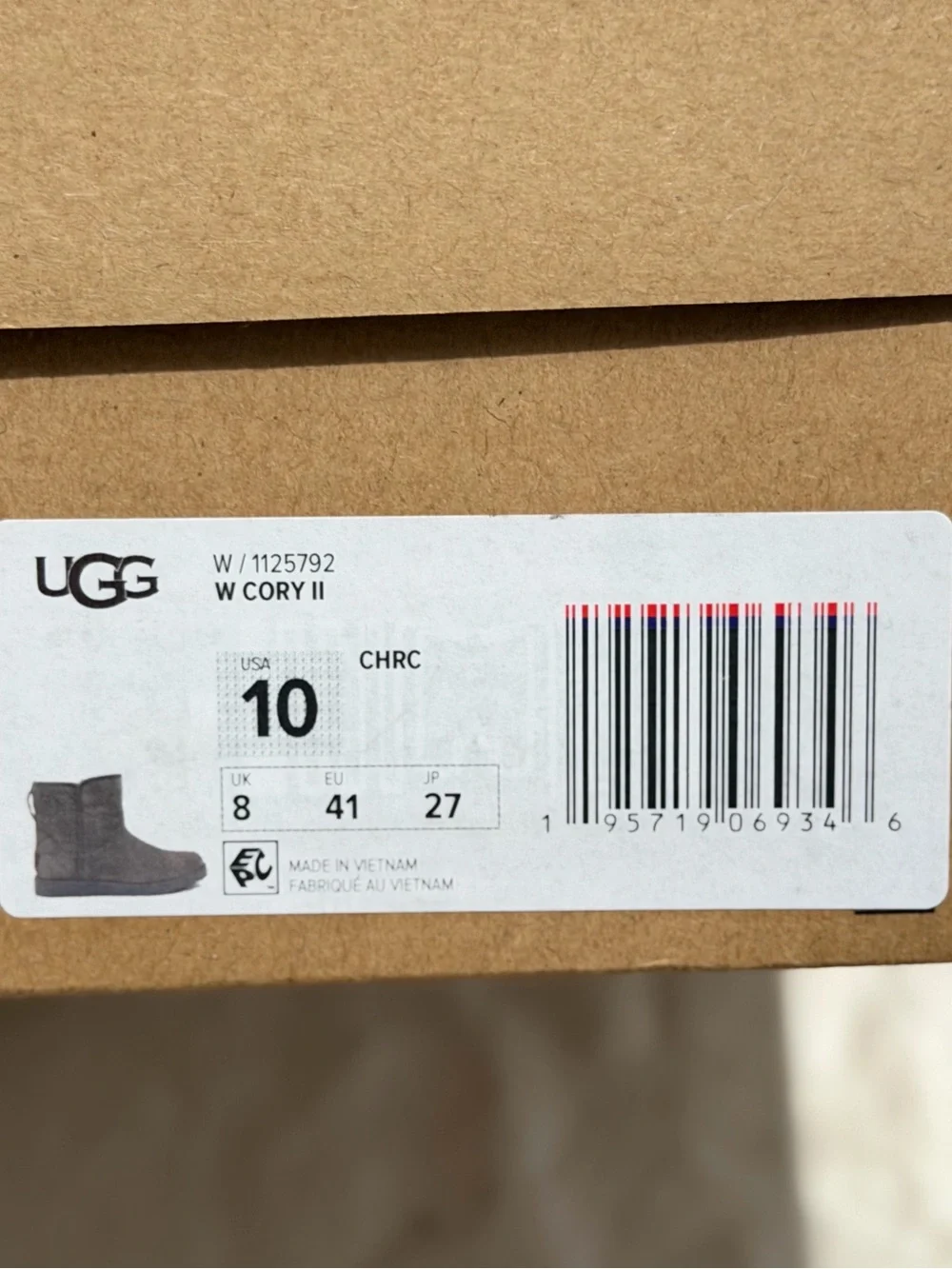 UGG these charcoal