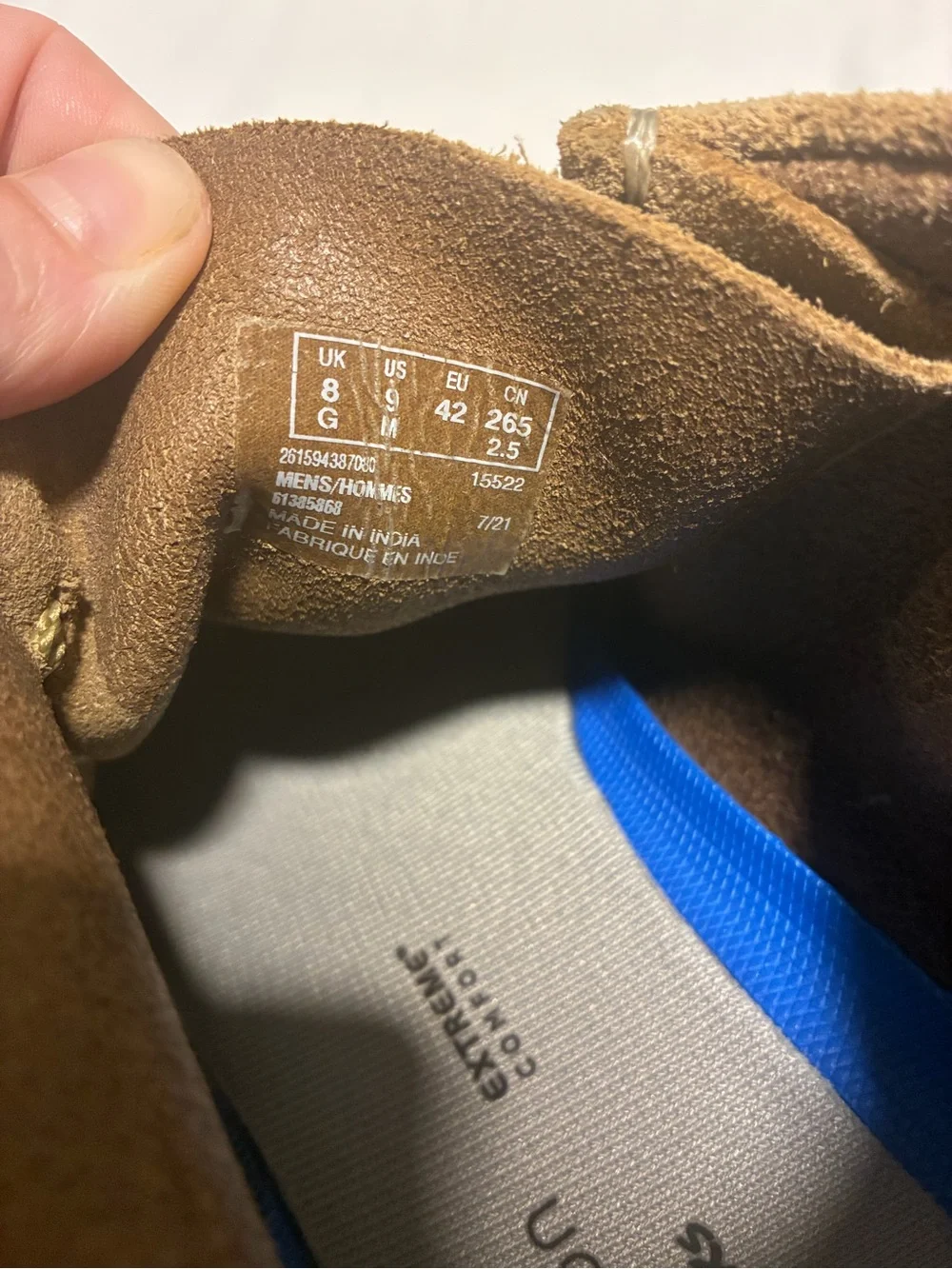 Clarks classic fit suede