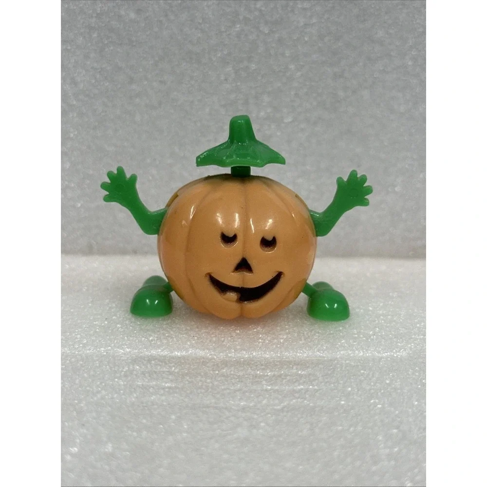 Vintage Wind Up‎ Toy Jack-O-Lantern Pumpkin Halloween Works