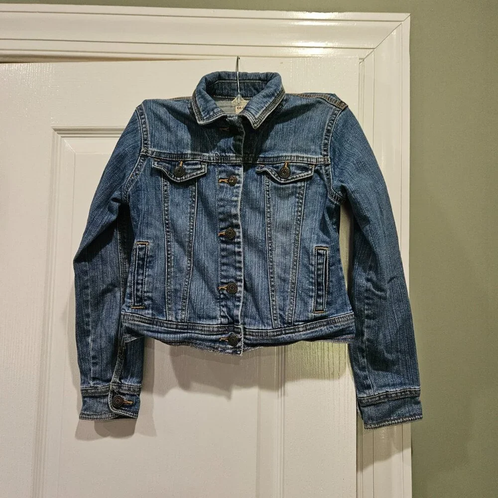 Old‎ Navy Girl's Trucker Denim Jacket Size M