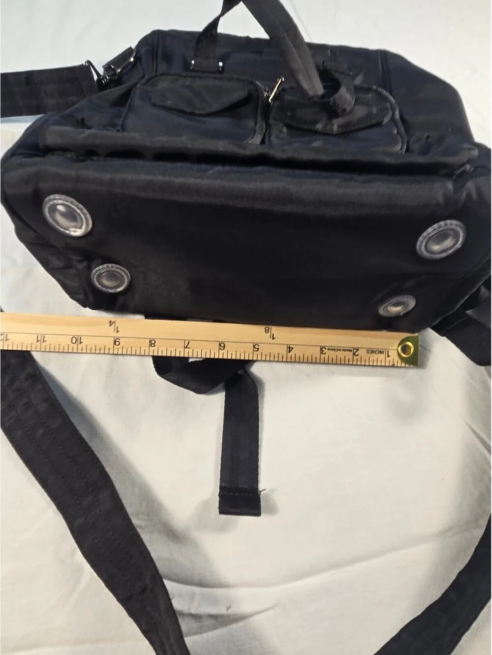 Lug Via 2 Convertible Tote Backpack Black Gorpcore