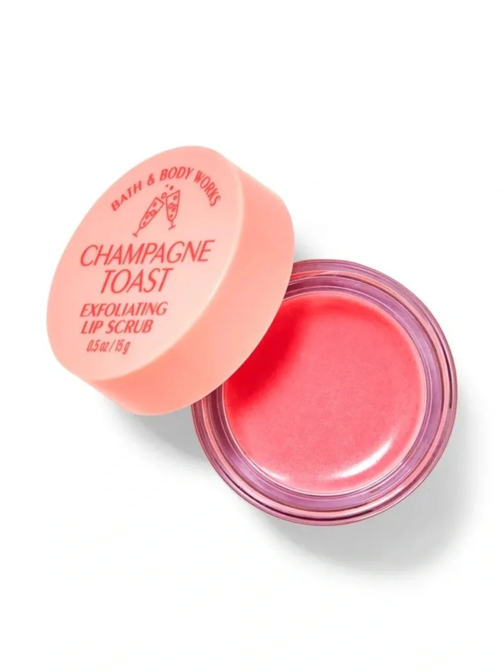 Bath & Body Works Champagne Toast Exfoliating Lip Scrub NEW