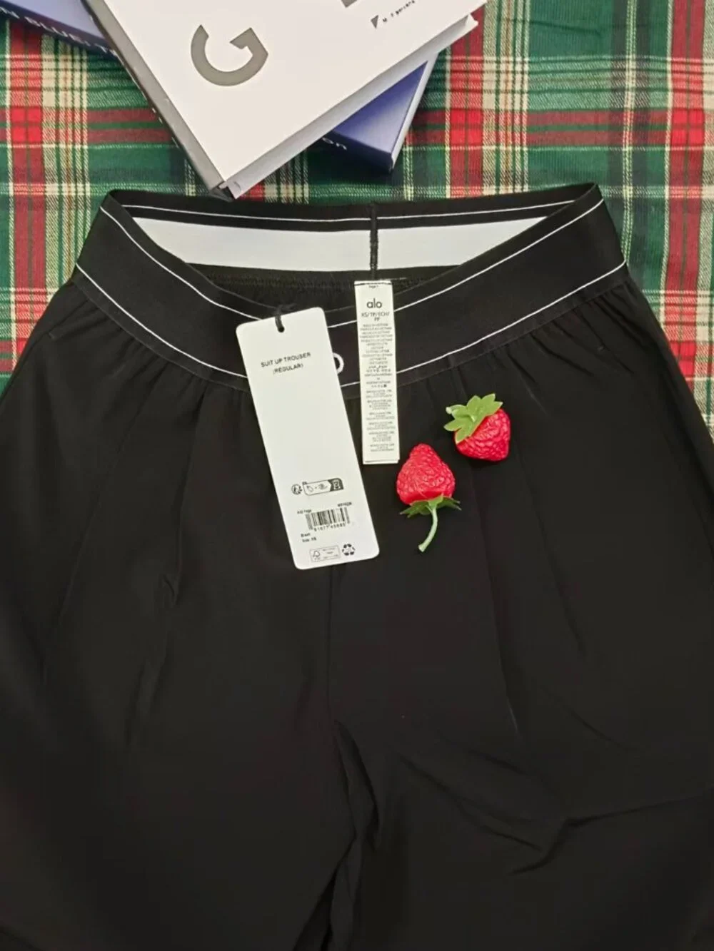 🔮Alo Yoga Suit Up Trouser Relaxed Fit (Regular： 30”Inseam）🧸Chic & Versatile