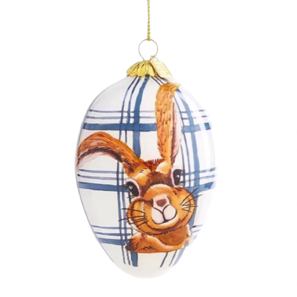 Pier 1 Li Bien “Easter 2020” Glass Egg Easter Ornament (NWT)