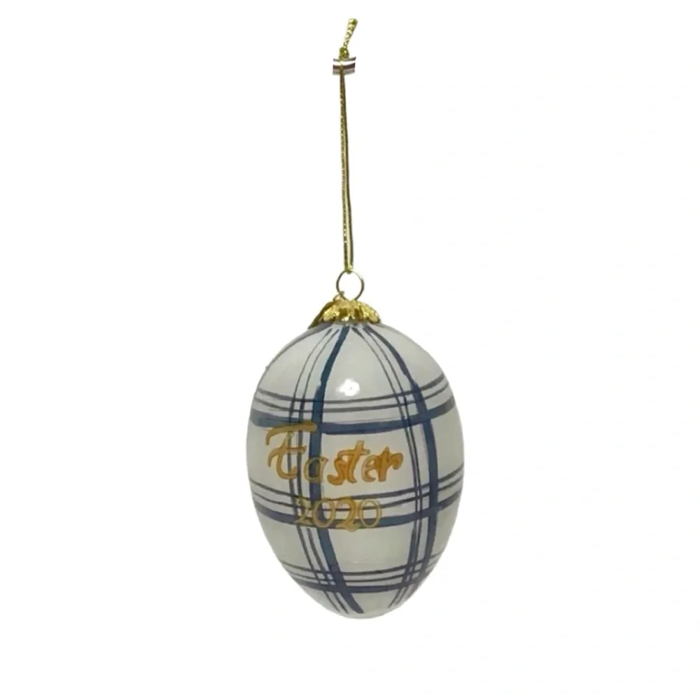 Pier 1 Li Bien “Easter 2020” Glass Egg Easter Ornament (NWT)