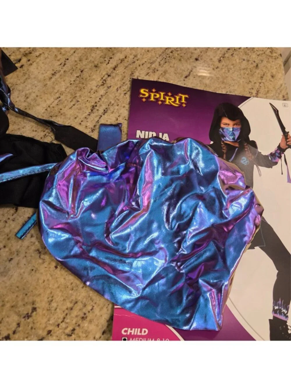 Spirit costume storage ninja