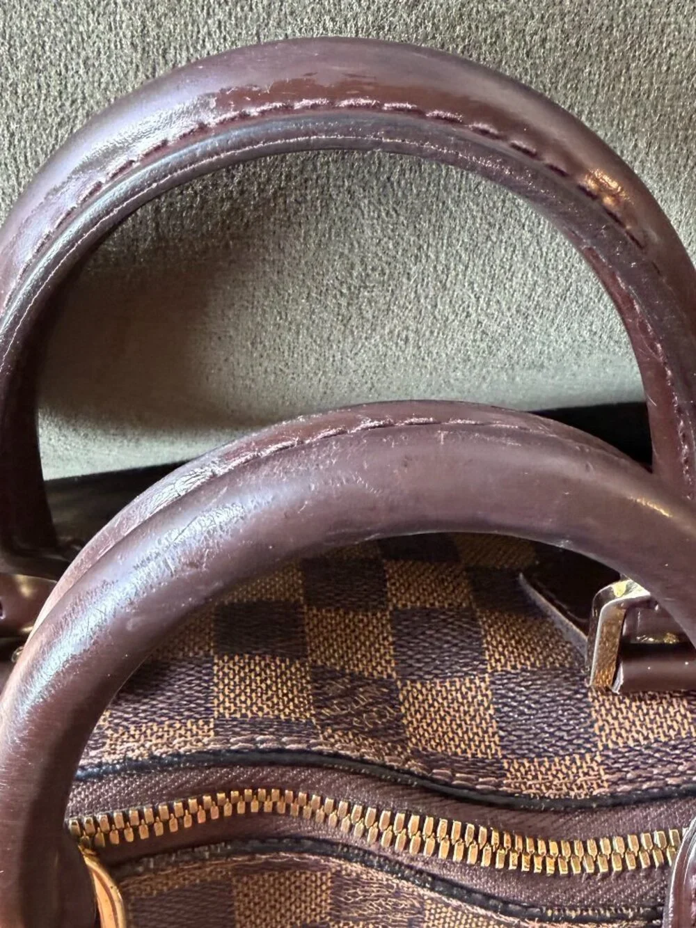 Louis Vuitton leather louis