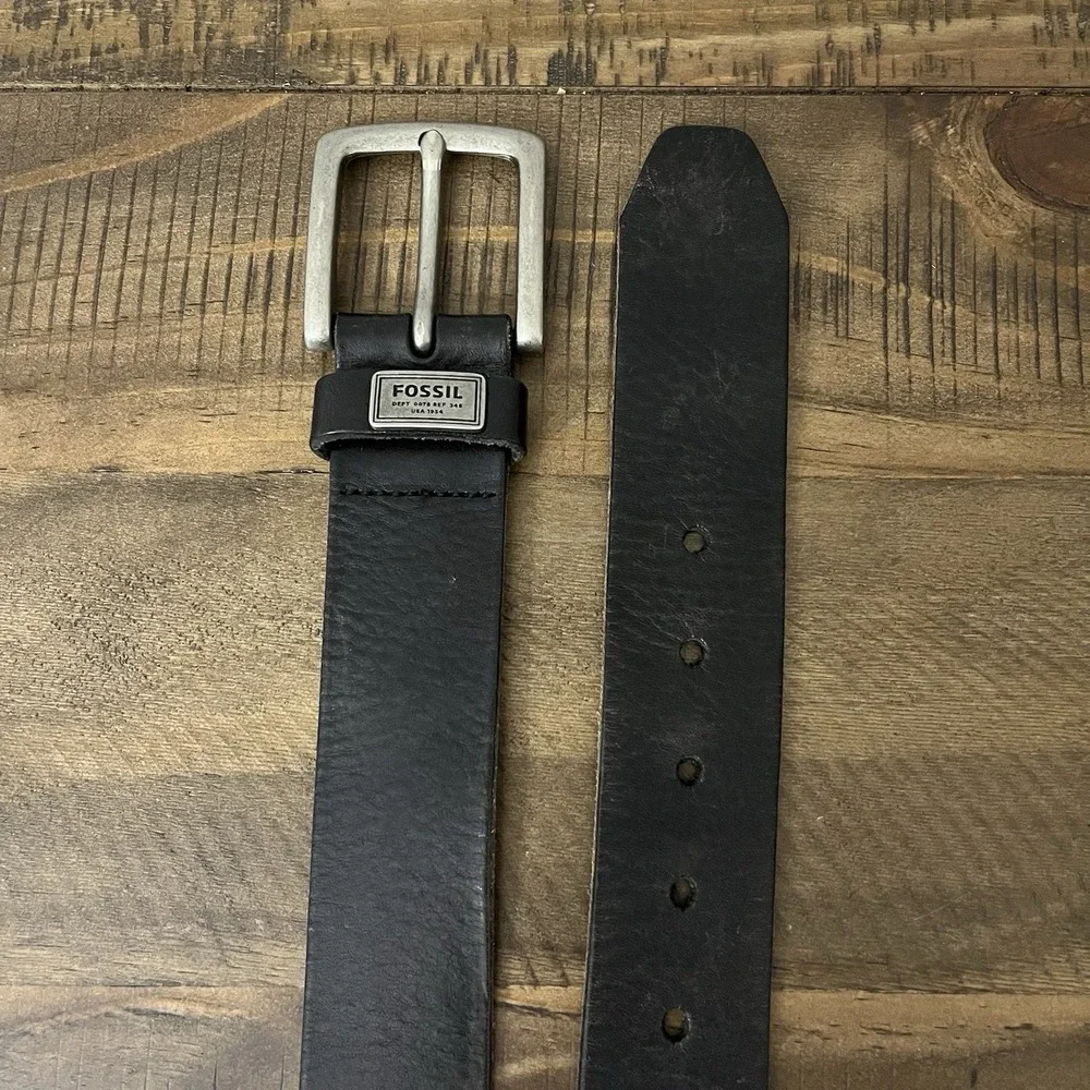 Fossil black pebble