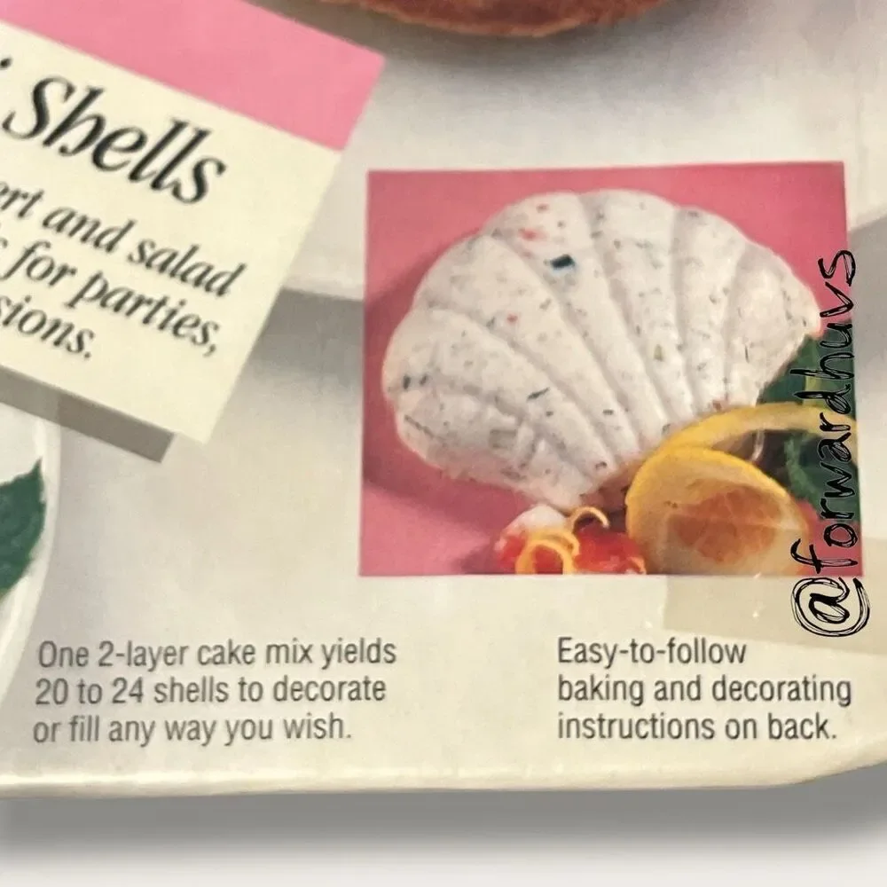 Wilton Mini Shells Mold – Vintage Bakeware – Dessert & Salad Shells