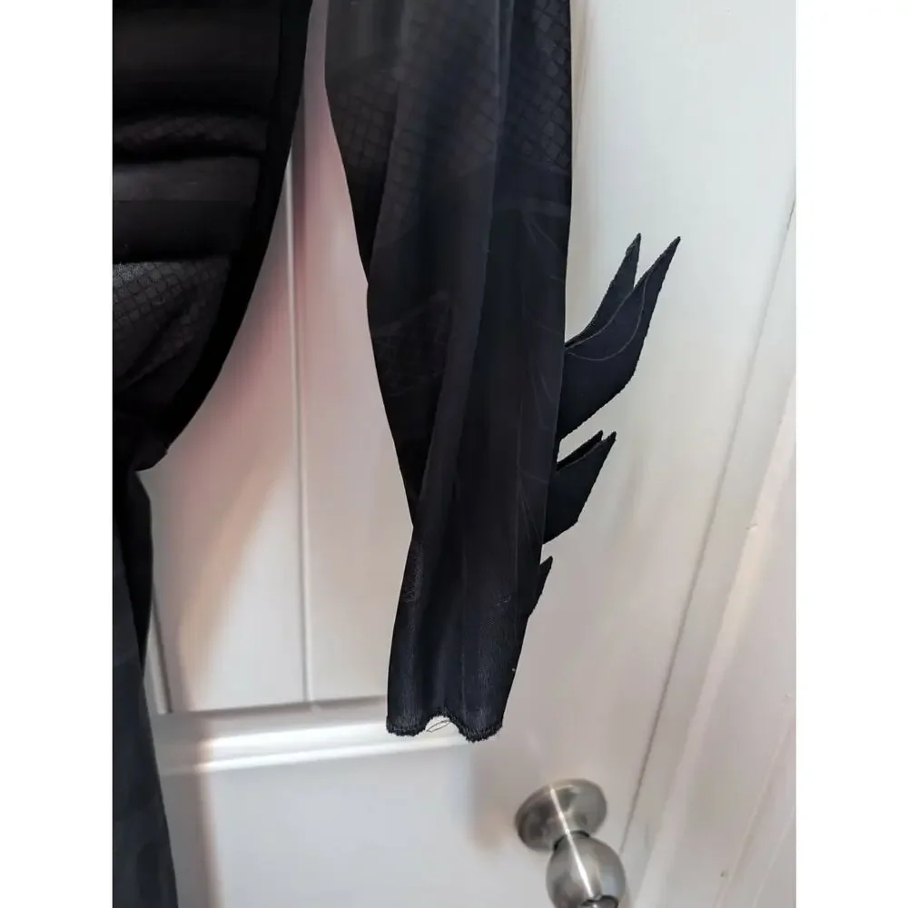 New! Rubie's Youth Black Batman The Dark Knight Halloween Costume Size M