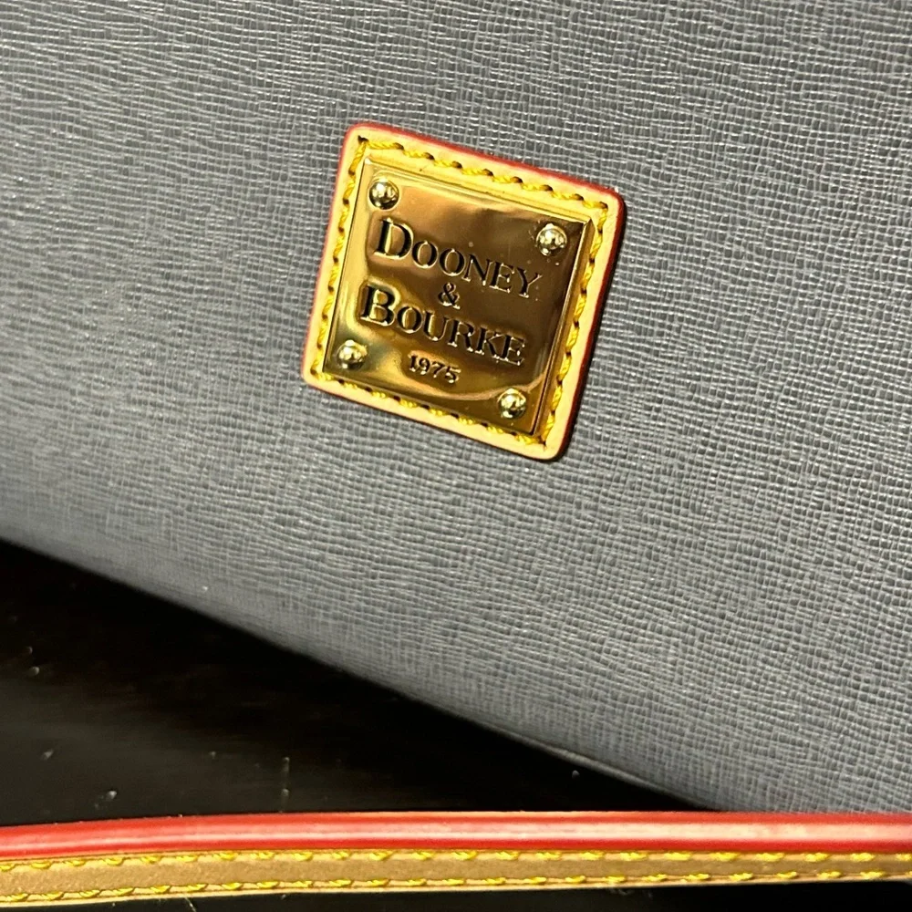 Dooney and Bourke Janine  Bag Blue / Gray color Leather