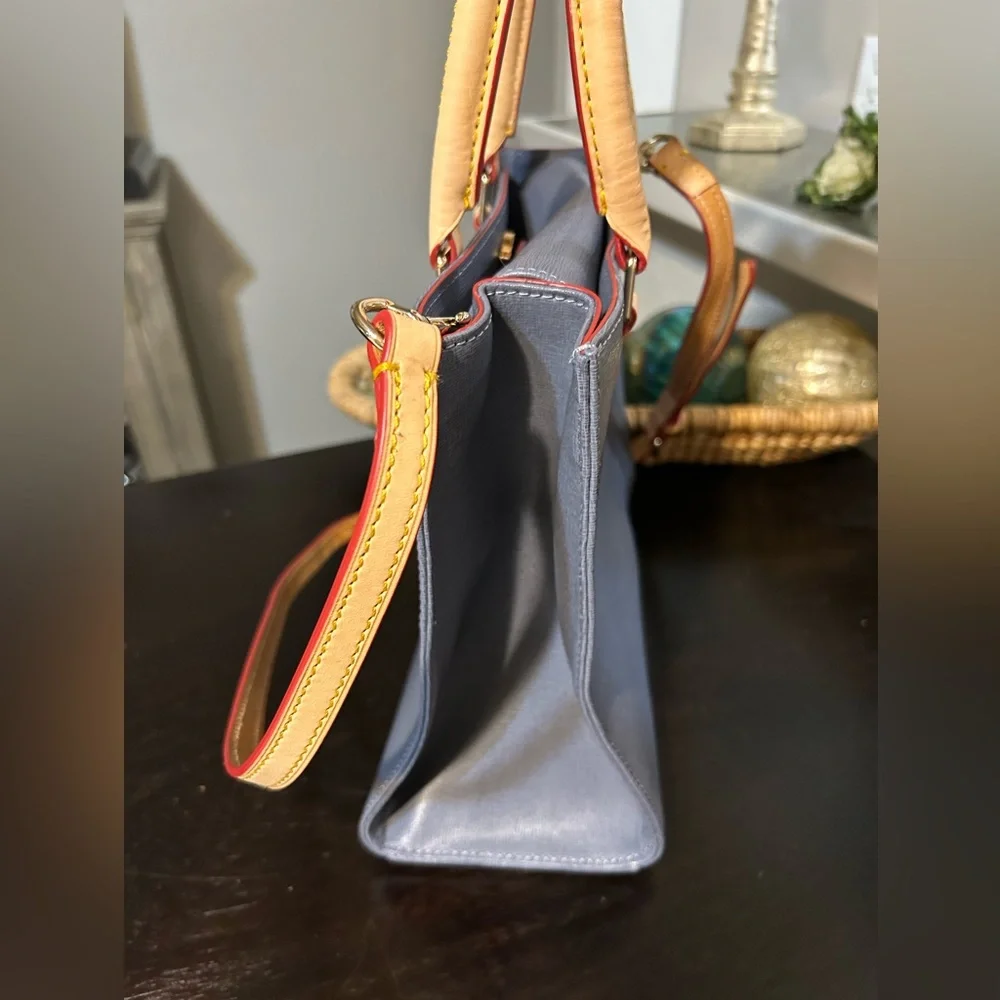 Dooney and Bourke Janine  Bag Blue / Gray color Leather