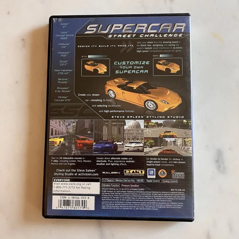 Supercar‎ Street Challenge - Sony PlayStation 2