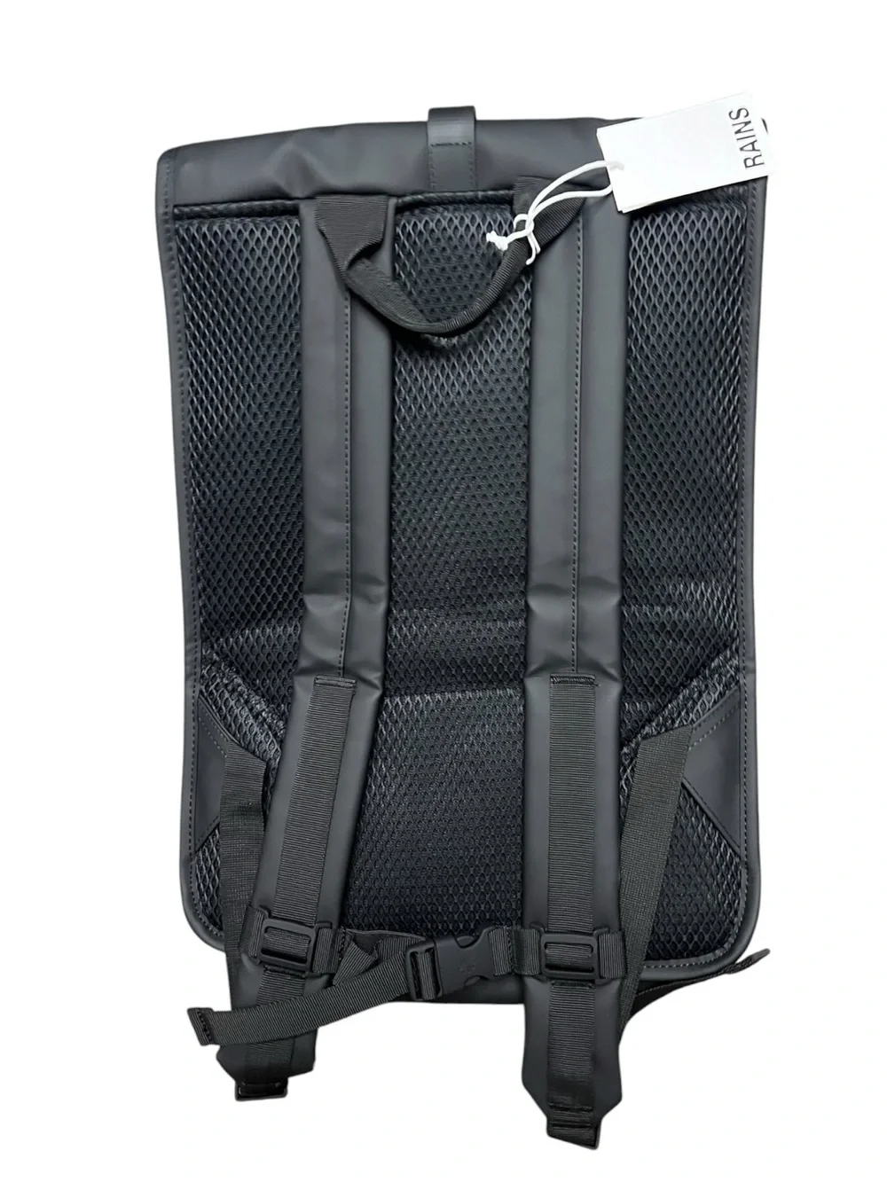 🌻NEW w.Tag RAINS Rolltop Rucksack Backpack Waterproof Roll Top Laptop Bag $150