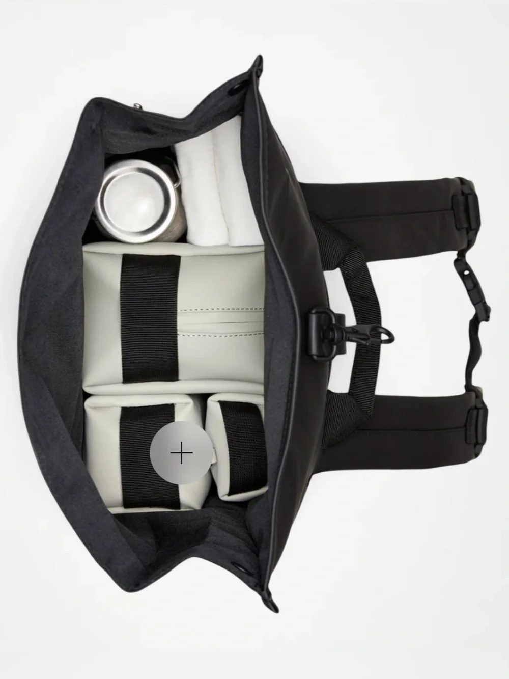 🌻NEW w.Tag RAINS Rolltop Rucksack Backpack Waterproof Roll Top Laptop Bag $150