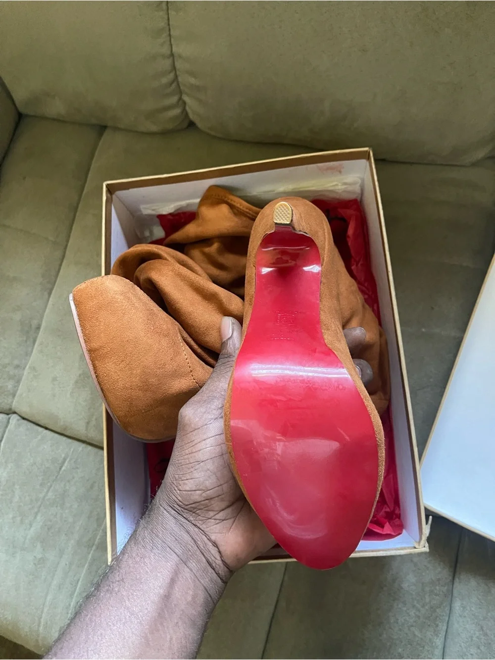 Christian Louboutin over knee