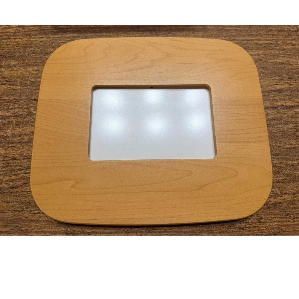 Longaberger Woodcrafts Maple Wood Picture Frame Rounded Rectangle 5x3.5 Photo