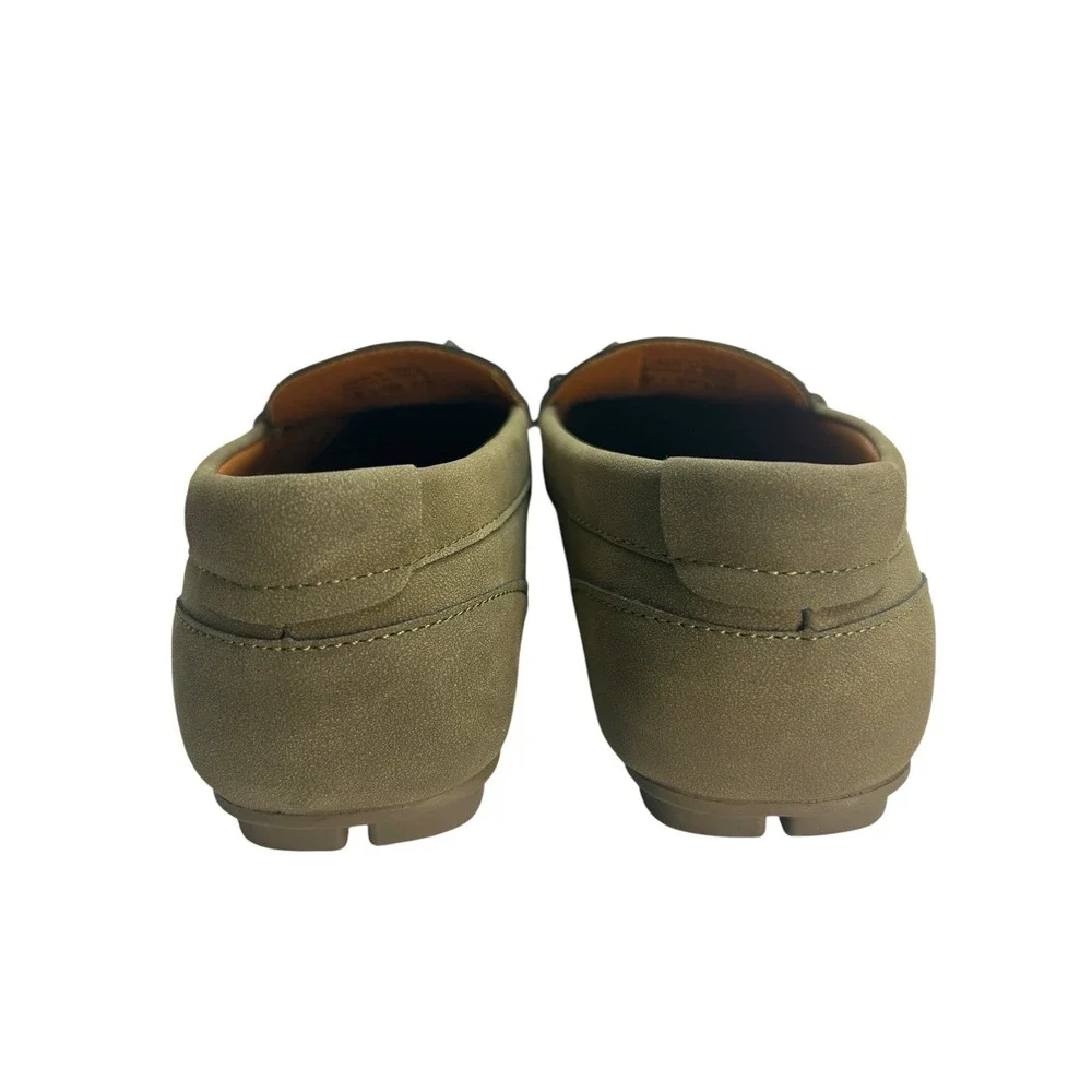Steve Madden Men's Green Suede Driver Loafers Size 8 Ortholite Cushioned