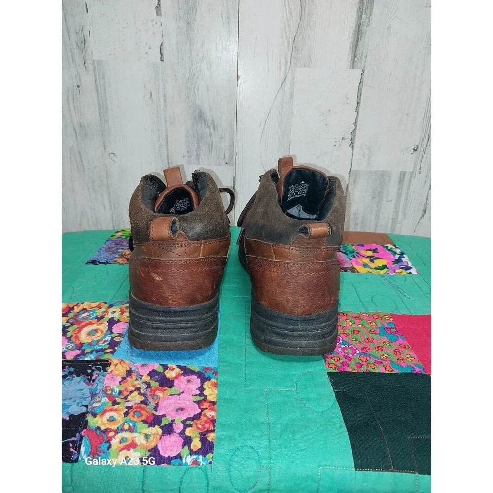 Abeo 24/7 Ridley Boots Lace Up Slip Resistance Brown Men's Size 11.5