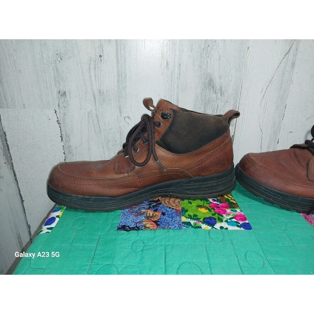 Abeo 24/7 Ridley Boots Lace Up Slip Resistance Brown Men's Size 11.5