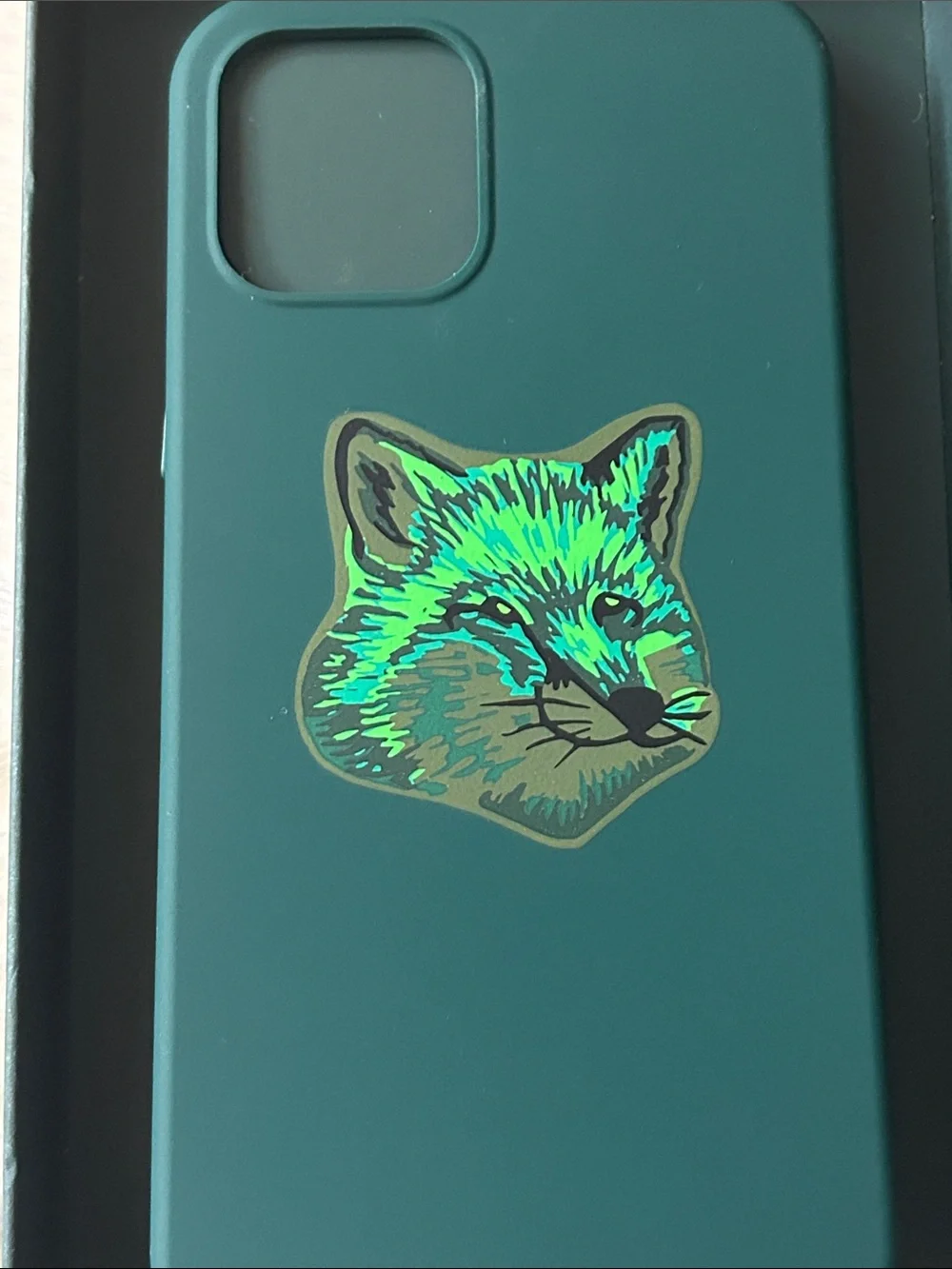 Maison Kitsune x Native Union iPhone 12 The Green Fox phone case